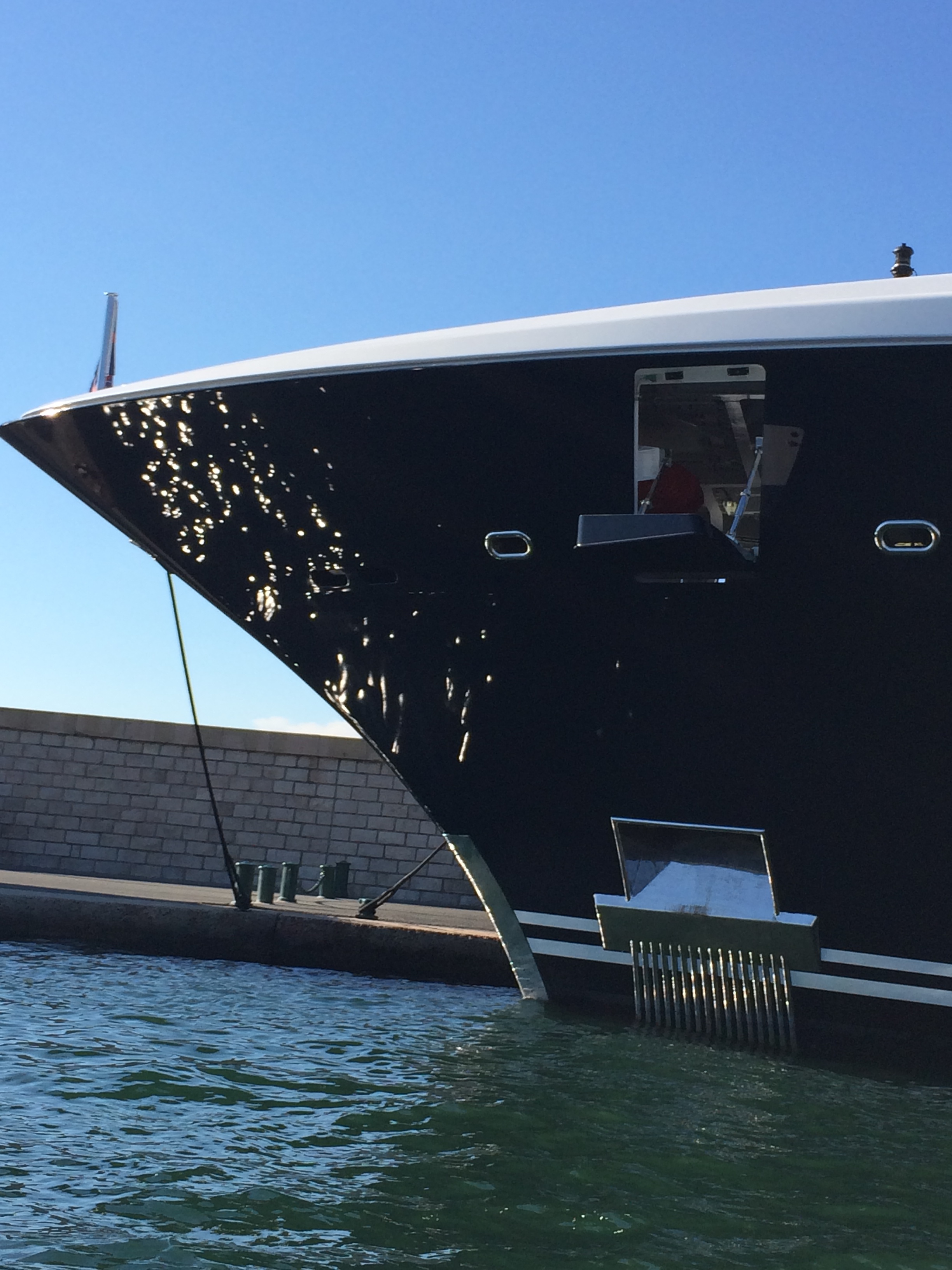 Yacht in Saint Tropez’s marina