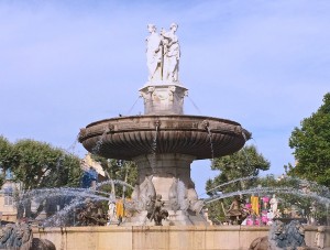 Fontaine de la Rotonde Aix en Provence