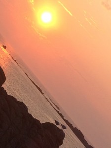 Sunset on Yeu Island