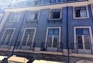 Azulejos building Lisbon