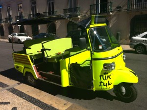 Tuk tuk in Lisbon