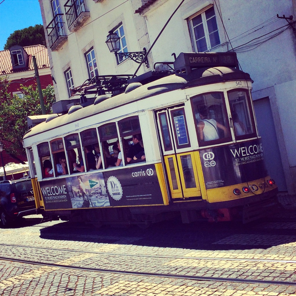 Tramway in Lisbon