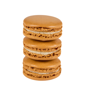 Macaron NOEL 2014 Rhum Vanille trio