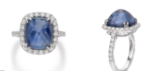 Sugar loaf Sapphire ring by Piranesi